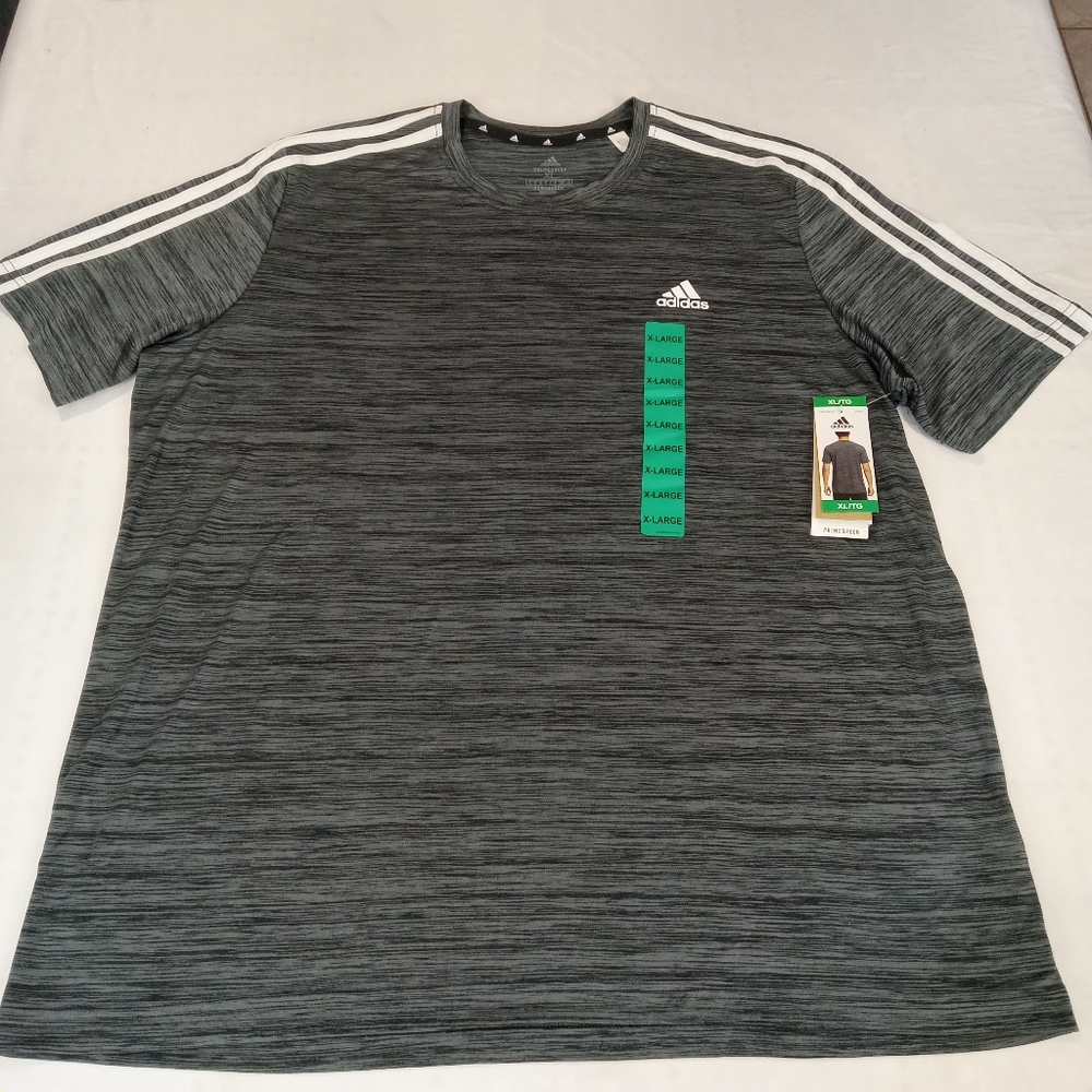 Adidas Men's Gray  T-Shirt Running Sporty Size XL NWT